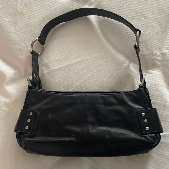 Bags Small Black Leather Shoulder Bag Poshmark